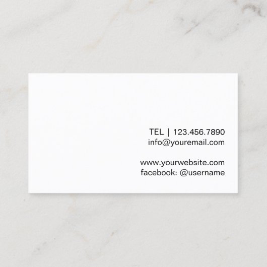 Dorn-Chiropraktor-Chiropraktik-Therapeut Visitenkarte (Rückseite)