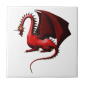 Dorn, der rote Drache Fliese (Vorderseite)