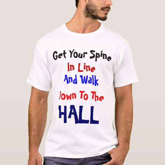 Dorn in der Linie T - Shirt (Vorderseite)