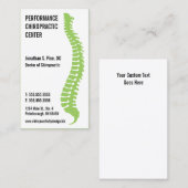 Dorn-Logo-Chiropraktor-Doktor Visitenkarten Visitenkarte (Vorne/Hinten)