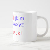 Dorn zurückbringen Jumbo-Tasse (Rechts)
