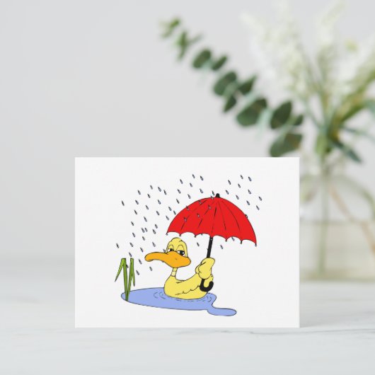 Dorna Duck Postkarte (Stehend Vorderseite)