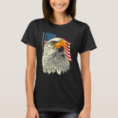 Dornadenkopf mit US Flagge-Flag-Amer T-Shirt (Vorderseite)