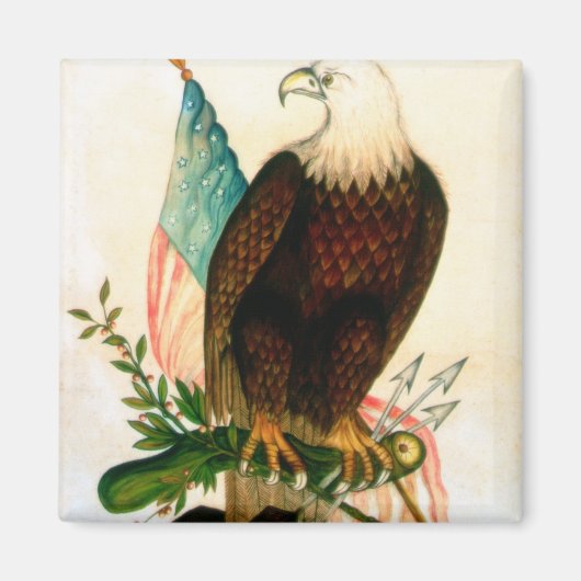 Dornadler mit Flagge Magnet (Vorne)