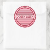 Dornbirn City Pride Emblem – Austria Identity Runder Aufkleber (Tasche)