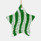 Dorne und IMITAT Glitzer {grün} haben Verzierung Keramik Ornament (Rechts)