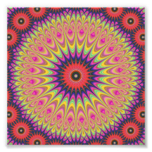 Dornen-Mandala Fotodruck