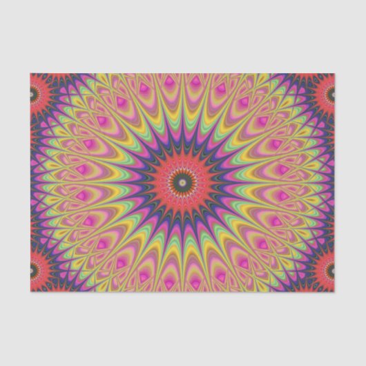 Dornen-Mandala Seidenpapier (Vorderseite)