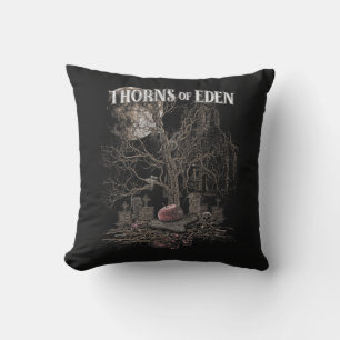Dornen von Eden - Gothic Streetwear Design Kissen