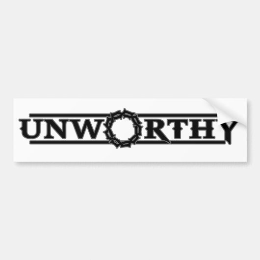 Dornenkrone Autoaufkleber (Vorne)