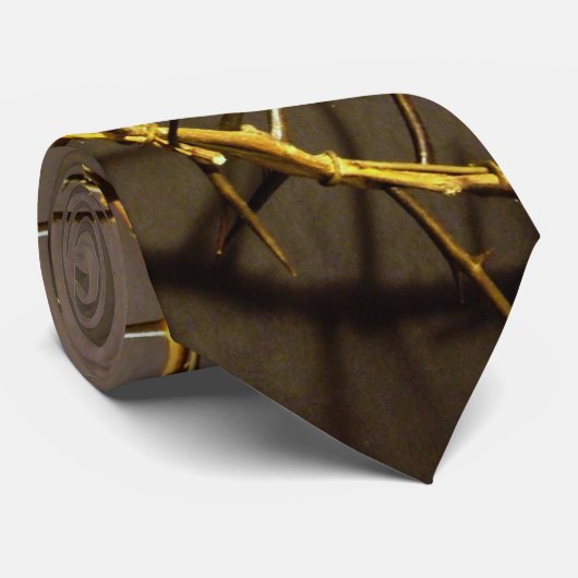 Dornenkrone Großdruck Krawatte (Gerollt)