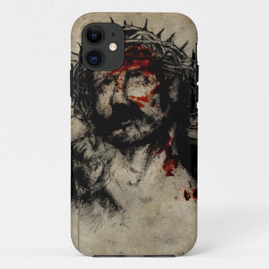 Dornenkrone Jesus iPod Hülle (Rückseite)