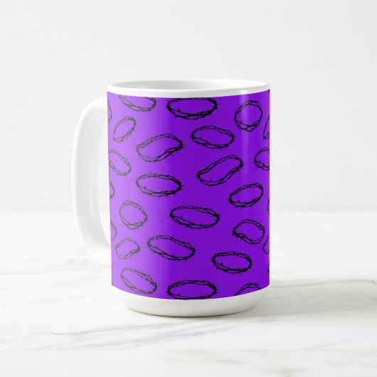 Dornenkrone Kaffeetasse (Vorderseite Links)