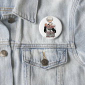 Dornenkrone-&-kalte-Augen Anime-Junge - Kantiges B Button (Beispiel)