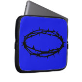 Dornenkrone Laptopschutzhülle (Vorne Rechts)