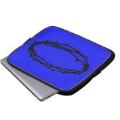 Dornenkrone Laptopschutzhülle (Vorne Knopf)
