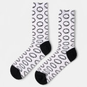 Dornenkrone Socken (Linkes Detail)