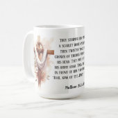 Dornenkrone und Ostern Hoffnung Kaffeetasse (Vorderseite Links)