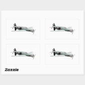 Dornier 335 Flugzeug Rechteckiger Aufkleber (Blatt)