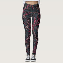 Dornige Briar Grunge: Dunkles Rosa & Kupfer Organi