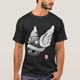 Dornige Schale sumi e lustig T-Shirt