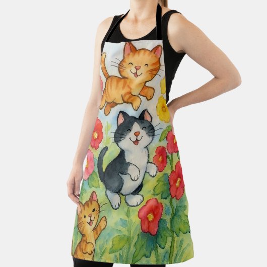 Dornkatzen im Blumengarten Schürze (InSitu)