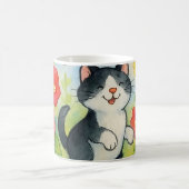 Dornkatzen im Garten einfrieren Kaffeetasse (Mittel)