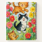 Dornkatzen im Garten einfrieren Notizblock (Rückseite)