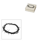 Dornkrone Briefmarke Gummistempel (Stempel)