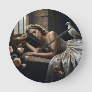 DORNROESCHEN - BALLETT & TÄNZE RUNDE WANDUHR