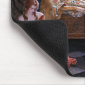 Dornröschen, ca. 1921 von John Collier Mousepad (Ecke)