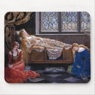 Dornröschen, ca. 1921 von John Collier Mousepad