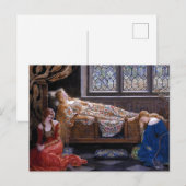 Dornröschen, ca. 1921 von John Collier Postkarte (Vorne/Hinten)