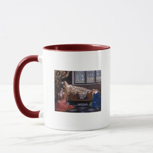 Dornröschen, ca. 1921 von John Collier Tasse (Links)