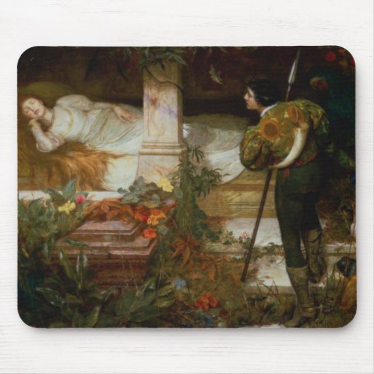 Dornröschen (Prinz Charming und seine Prinzessin) Mousepad (Vorne)