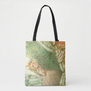 Dornröschen Prinzessin, Vintage Märchen Tasche