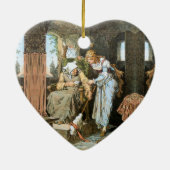 Dornröschen - Schlachthof Beauty - Grimm Märchen Keramik Ornament (Hinten)