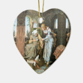 Dornröschen - Schlachthof Beauty - Grimm Märchen Keramik Ornament (Links)