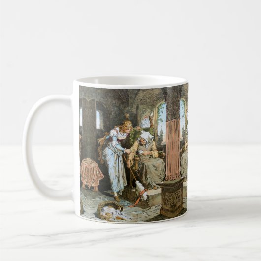 Dornröschen – Sleeping Beauty – Grimm Märchen Kaffeetasse (Links)