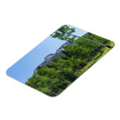 Dorodigipfel über Wäldern am goldenen Tor Magnet (Linke Seite)