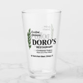 Doro's Restaurant, Rush Street, Chicago, IL Glas (Vorderseite)
