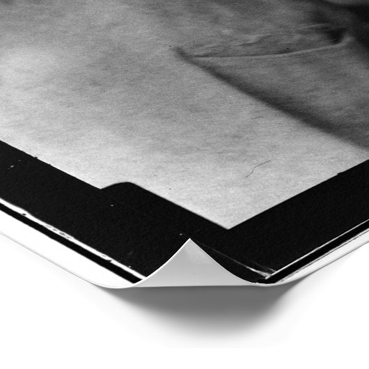 Dorothea Lange's Migrant Mutter Florence Thompson Poster (Ecke)