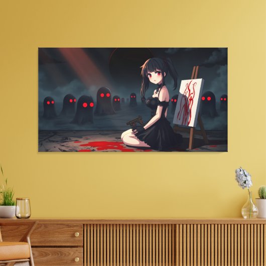 Dorothia, Herrin der Künste Leinwanddruck (Insitu (Wohnzimmer))