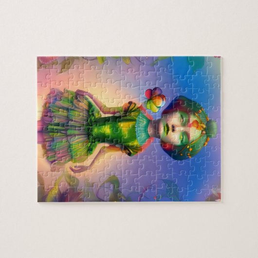 Dorothy als Lollipop Kid AI generierte Fantasy Art Puzzle (Horizontal)