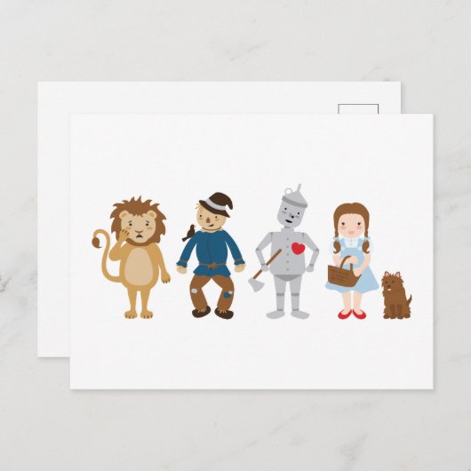 Dorothy and Friends Postkarte (Vorne/Hinten)
