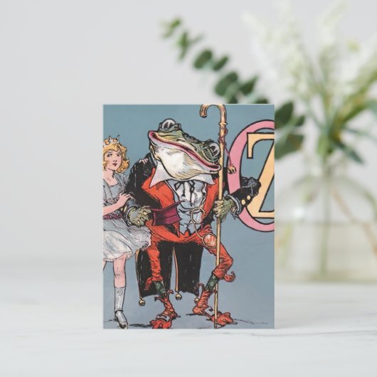 "Dorothy and Frogman" von John R Neill Postkarte (Stehend Vorderseite)