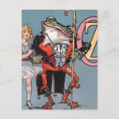 "Dorothy and Frogman" von John R Neill Postkarte (Vorderseite)