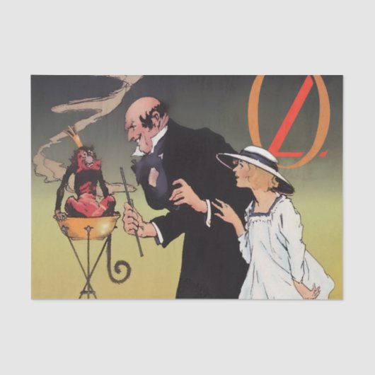 "Dorothy and the Wizard of Oz" von John R Neill Seidenpapier (Vorderseite)