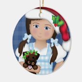Dorothy and Toto Oz-some Christmas Keramik Ornament (Links)