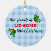 Dorothy and Toto Oz-some Christmas Keramik Ornament (Hinten)
